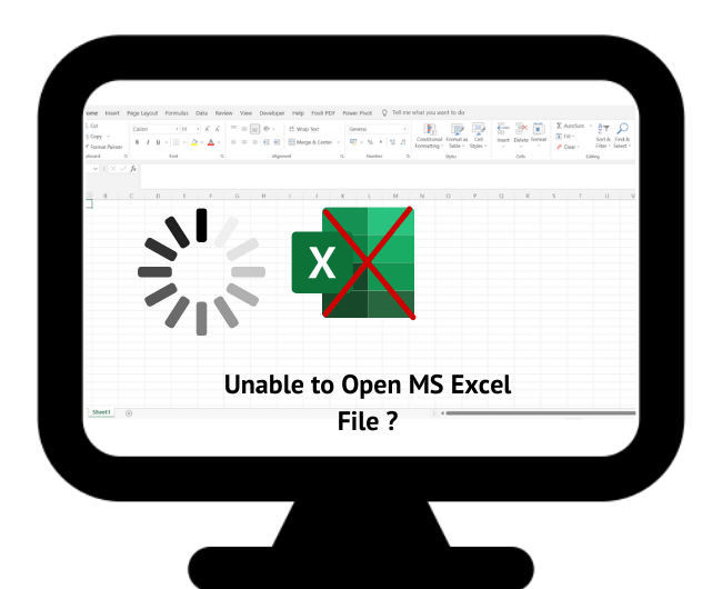 How to Fix MS Excel file not opening ?