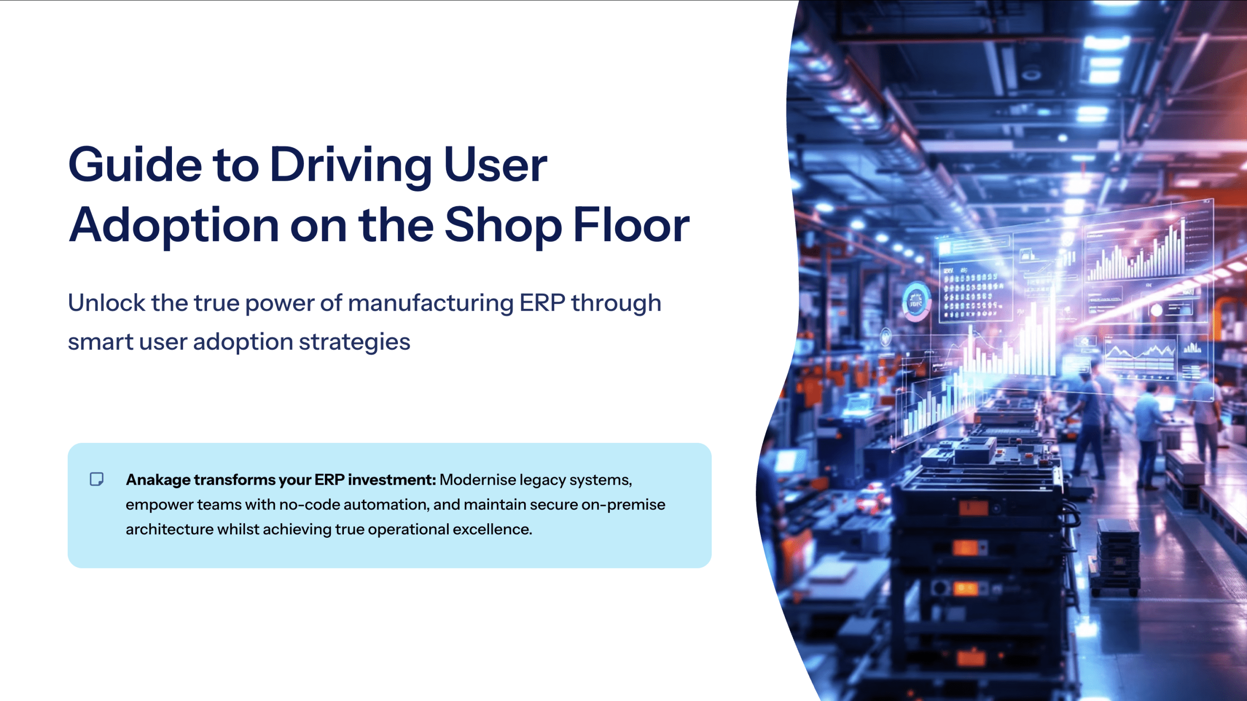 Image showing how to unlock the true power of manufacturing ERP through smart user adoption strategies