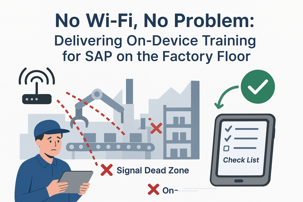 Image showing how to Deliver On-Device Training for SAP