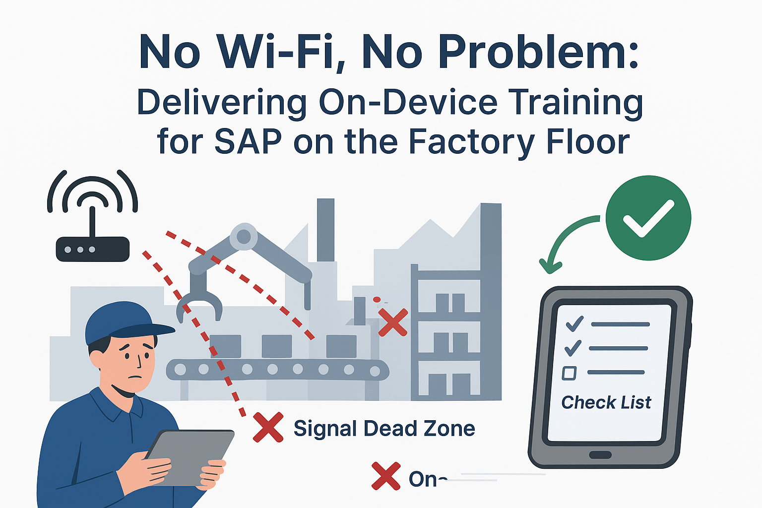 Image showing how to Deliver On-Device Training for SAP