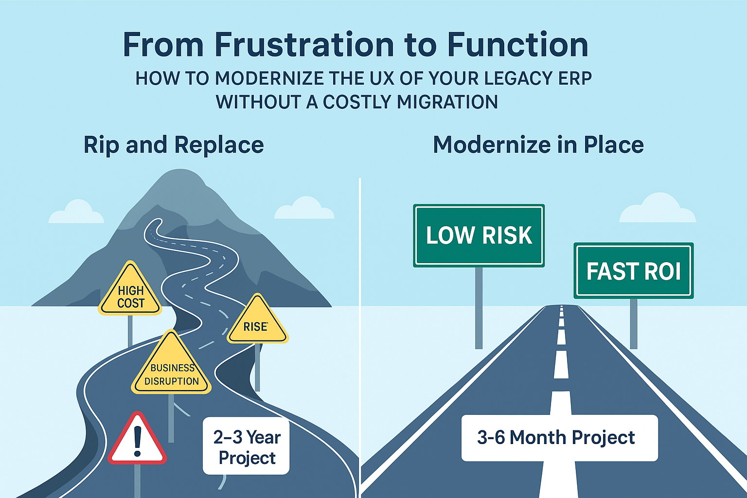 Image showing How to Modernize the UX of Your Legacy ERP Without a Costly Migration