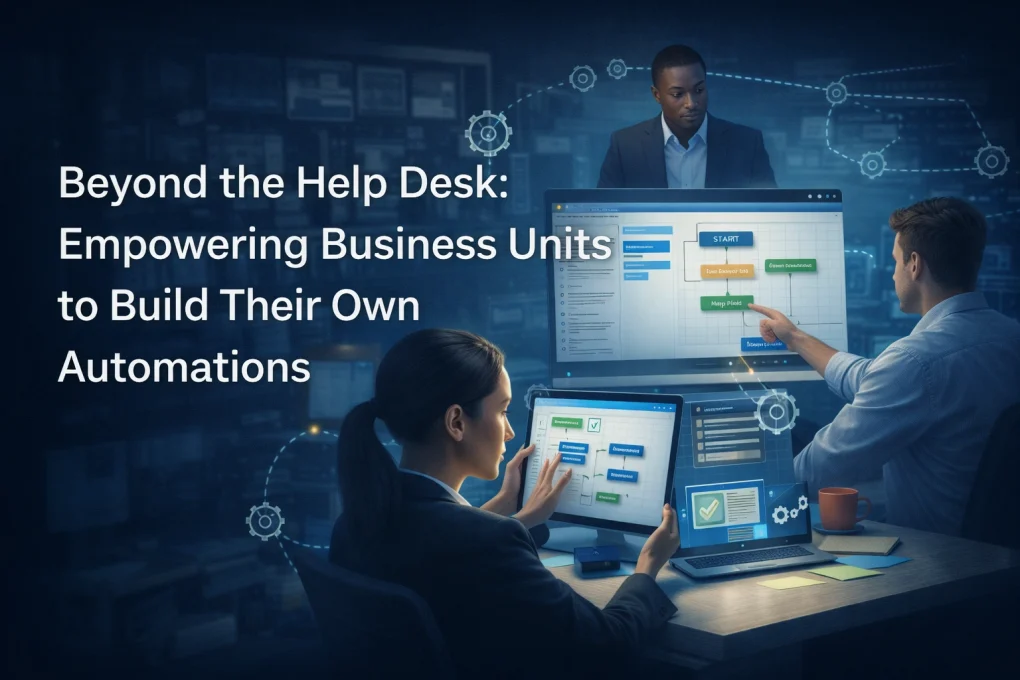 Image showing how Anakage is Empowering Business Units to Build Their Own Automations