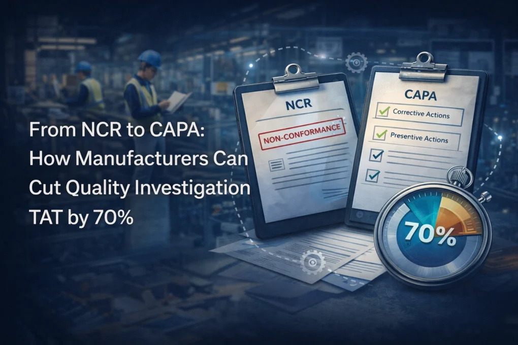 Image showing How to Cut Manufacturing Quality Investigation Turn Around Time