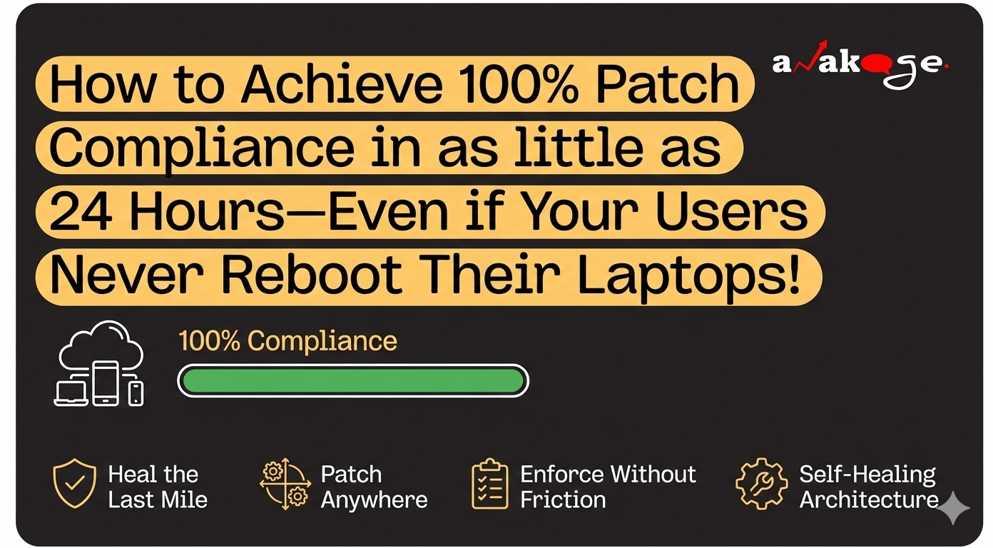 How to Reach 100 % Patch Compliance in 24 Hours .